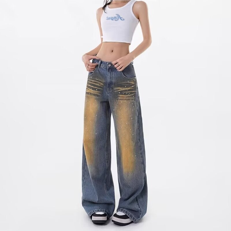 Unisex Casual Daily Denim Jeans - Image 2