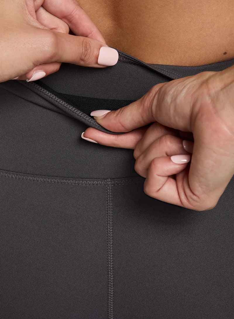 Nike THUNDER GREY/(WHITE) Dri-Fit One High-Rise Tights for Women | Best Price UAE