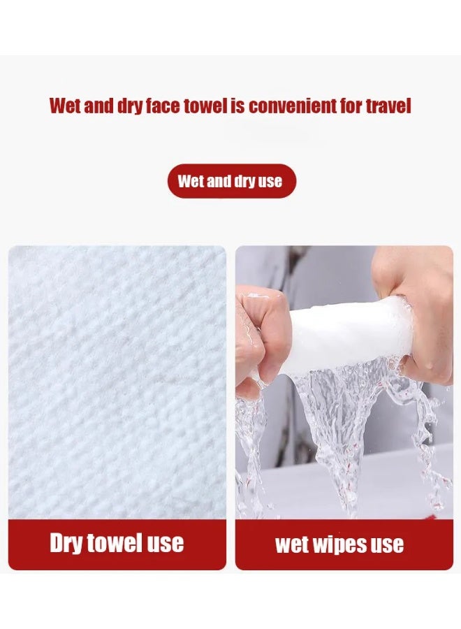 Small compressed cotton wipes/pads that turn into a soft towel when in contact with water, made from 100% natural plant fibers, ideal for cleaning the face and hands while traveling or out and about with hygienic single use. - Image 4