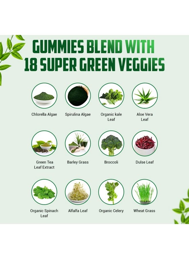 IMPACT Supergreens Gummies - Vegetarian Fiber Gummies for Adults & Kids - Green Gummies with Essential Vitamins - Support Immunity & Gut Health - 60 Veggie Gummies - 4g of Fiber per Two Gummies - pzsku/ZCF35477496FA55B1EB3EZ/45/_/1735908111/c1c882c5-24d3-4a29-8d10-1f503b987f5e