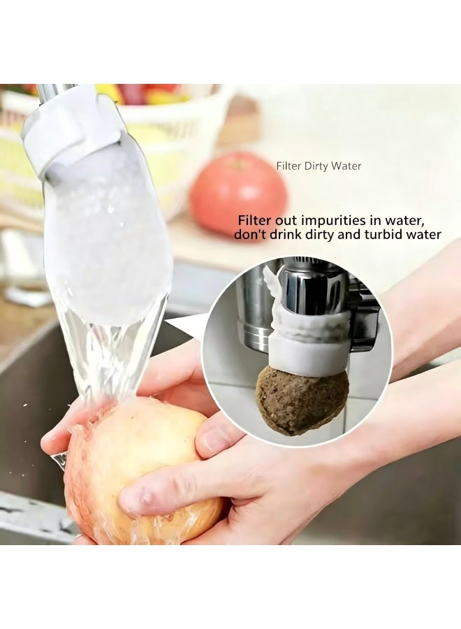 20-Pack Faucet Filter Socks with 2 Cable Ties, Universal Tap Water Filter Bags for Sediment & Rust Removal - Image 5