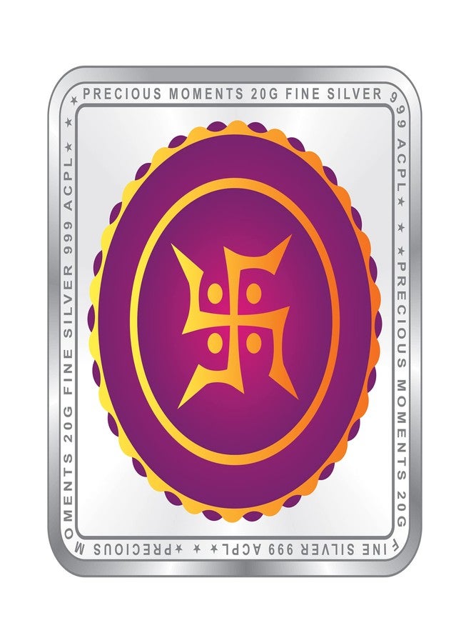 ACPL Precious Moments BIS Hallmarked Akshaya Tritiya Square Silver Coin 20 Gram 999 Pure. - Image 4