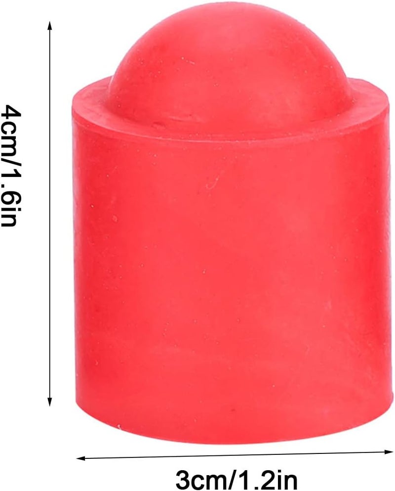 woobles Pool Cue Cap, Pool Cue Tip Rubber Cover Billiards Cues Stick Protection Cap (10pcs) - Image 5