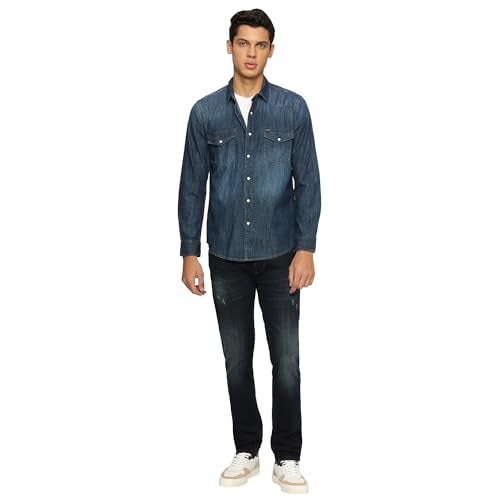 Pepe Jeans Men's Regular Fit Denim Shirts - Image 3