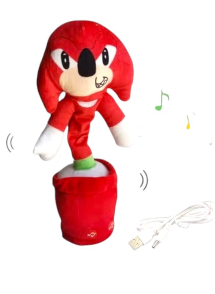 Rechargeable electronic dancer sonic stuffed toy - Image 1