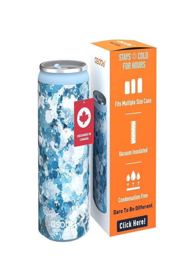 أسوبو جراب التبريد المعزول متعدد العلب من أسوبو يناسب زجاجات المشروبات الغازية الصلبة، والبيرة، ومشروبات الطاقة، سواء كانت رفيعة أو قياسية بحجم 12 أونصة أو 16 أونصة، وجميع زجاجات البيرة ذات الحجم القياسي (نمط أزرق). - Image 1