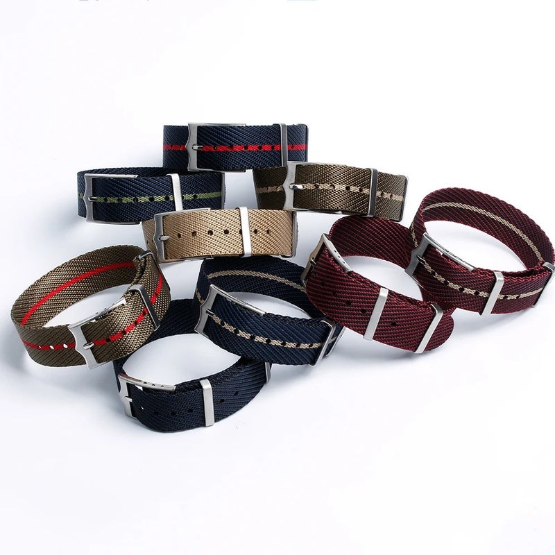 Bluejw Fashionable Braided Nylon Watch Band for Tudors, Adjustable Replacement Strap - Image 4