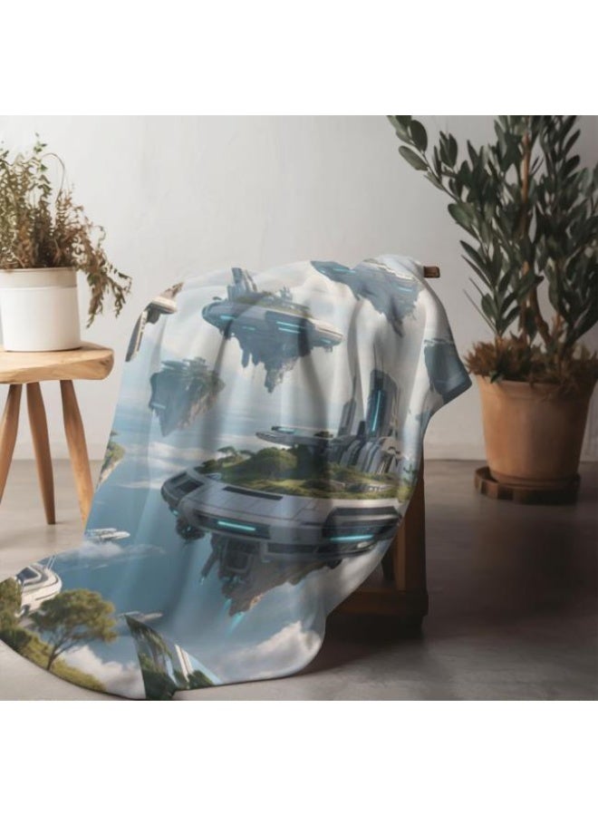 general Baby and children's cartoon flannel thin blanket (warm and comfortable, suitable for sleep, game use) 70cm*100cm - Image 1