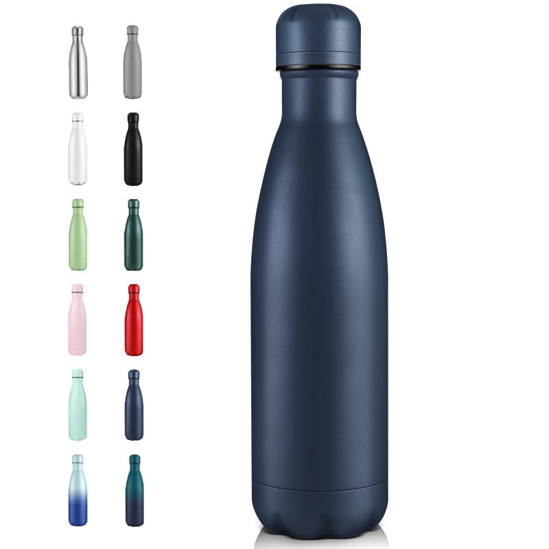 Volhoply 17oz Insulated Stainless Steel Water Bottle Double Wall Vacuum Flask Keeps Cold 24h Hot 12h Available in Packs of 1 4 or 8Nvay1 Pack - Image 2
