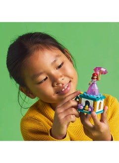 LEGO ǀ Disney Twirling Ariel Building Toy for 5 Plus Year Old Girls, incl. Flounder Figure, Buildable Box with a Spinning Princess Minidoll for Independent Play 43259 (93 pieces)  - Image 3
