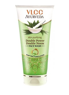 VLCC VLCC Skin Purifying Double Power Double Neem Facewash- 100 ml(Pack of 2)  - Image 1