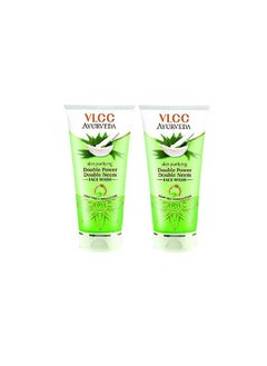 VLCC VLCC Skin Purifying Double Power Double Neem Facewash- 100 ml(Pack of 2)  - Image 2