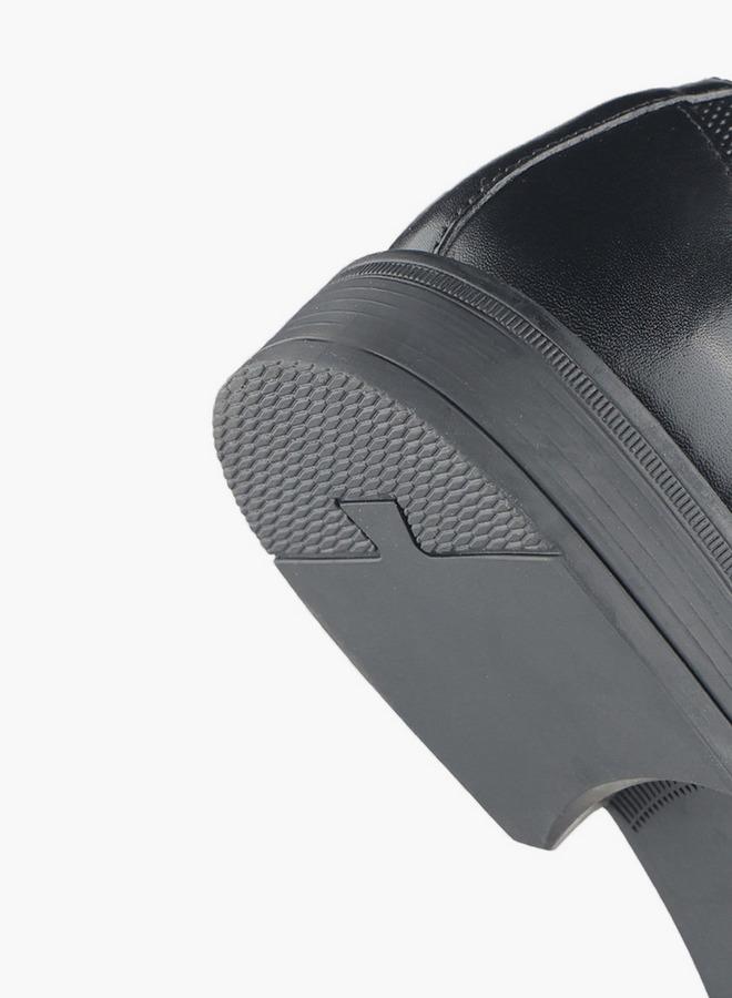 LBL by Shoexpress أحذية ديربي جلدية للرجال مع أربطة - Image 5