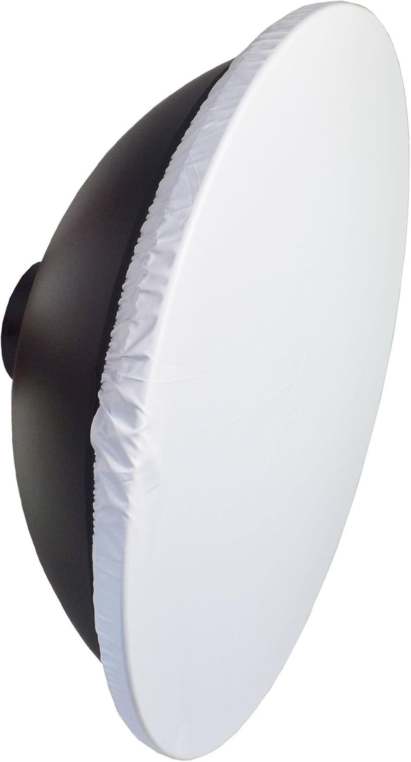 Bestshoot 2 عبوات 22 بوصة / 55 سم غطاء ناشر جمال شفاف ناعم أبيض للضوء السريع ، ضوء فلاش ، ضوء ستروب ، عاكس مونولايت ، يناسب تصوير البورتريه والأزياء - Image 1