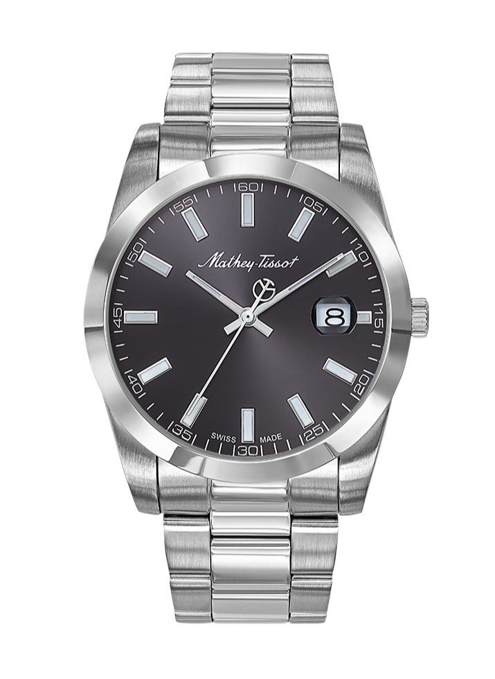 Mathey-Tissot - Mathey I Quartz Black Dial Men's Watch H450AN - Image 1