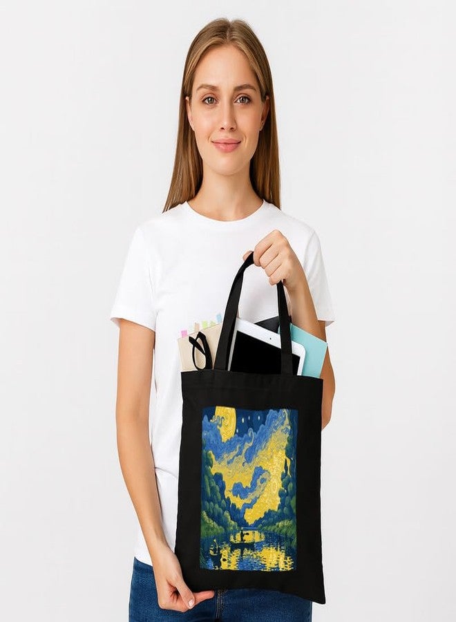 PrintingZone Printed Tote Bag For Women| Canvas Printed Tote Bag for Women - Work & Shopping - Image 4