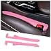 KIFIDAN 2PCS Car Seat Gap FillerFlexible Seat Gap Organizer Between Seats for Tightly Filling Seat GapsUniversal Car Side Seat Gap Filler Interior Car Accessories for Women Men Pink - Image 2