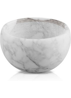 Linkidea Linkidea Marble Shaving Bowl Modern Marble Shaving Cream Cup Large Capacity 4 x 2 10cm x 65cm Shave Soap Bowl 