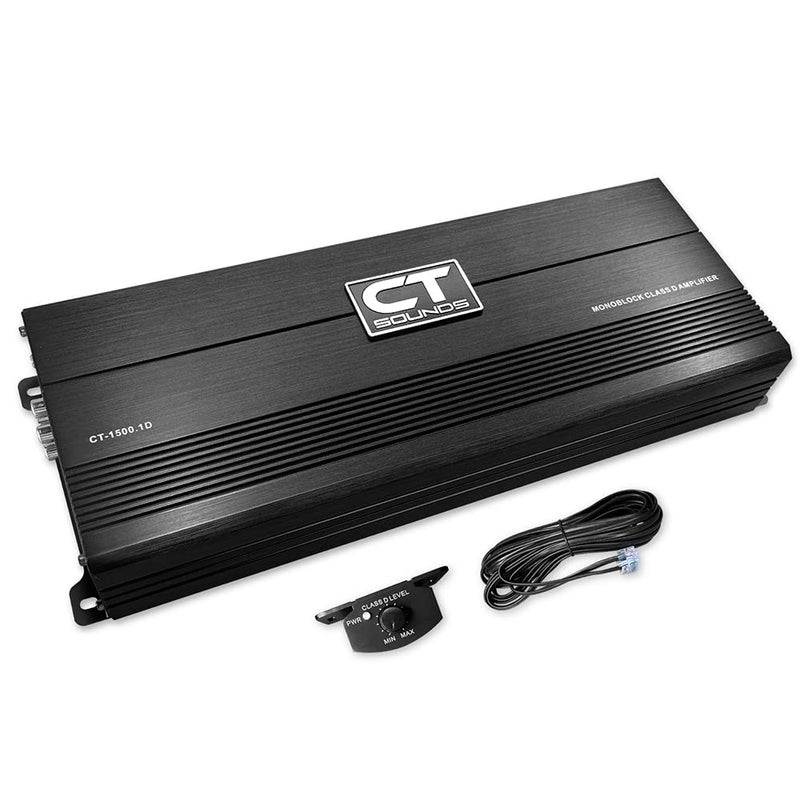 مضخم صوت السيارة CT Sounds CT15001D من فئة D مدمج 1500 واط RMS