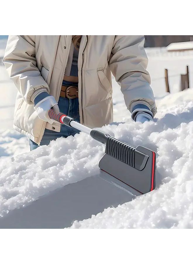 EVA Retractable Snow Shovel Detachable Multi Functional Tool With Ice Scraper - Image 2