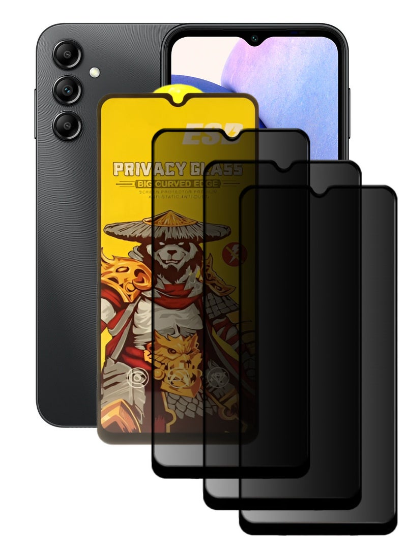ESD 3 Pieces Tempered Dustproof Glass Screen Protector Compatible For Samsung Galaxy A14 5G - Image 1
