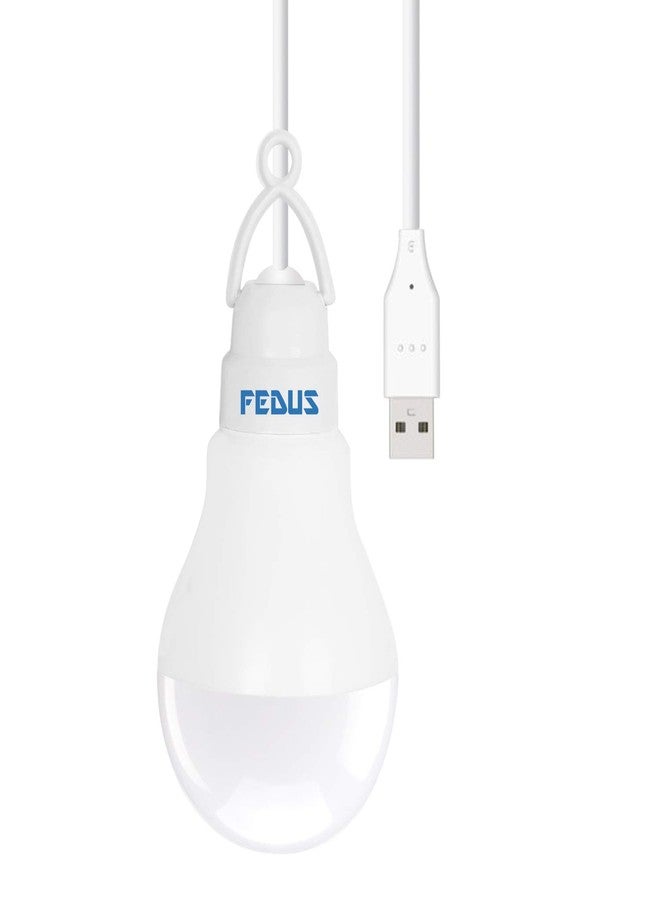 FEDUS USB Bulb for Power Bank, Mini Portable USB Night led Light for Power Bank, Mobile Lamp/LED- White - Image 1