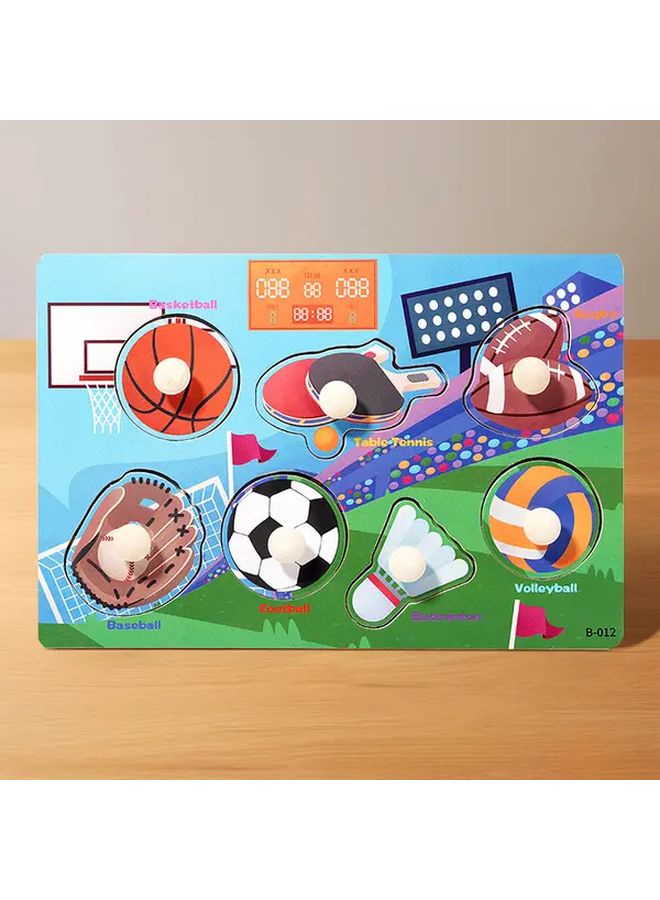 الألعاب التعليمية ثلاثية الأبعاد للكائنات المائية مصنوعة من الخشب لتنمية المهارات الحركية لدى الأطفال - Image 4