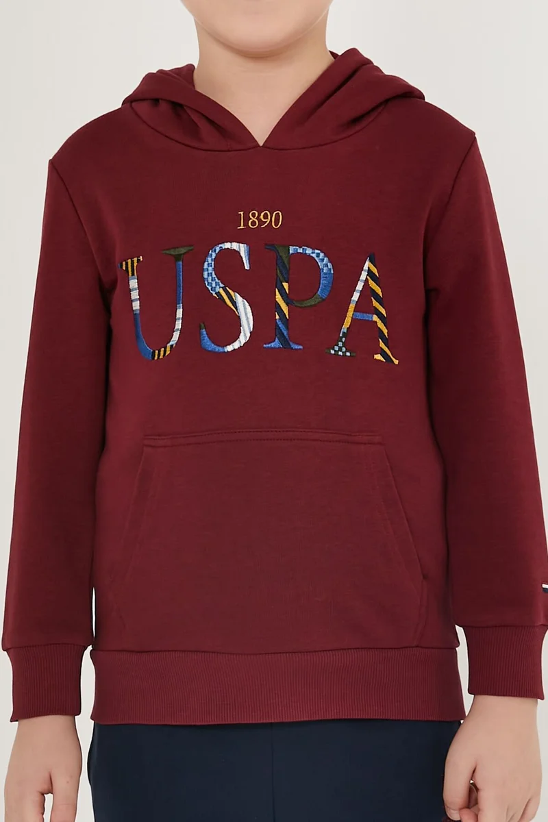 U.S. Polo Assn. U.S. Polo Assn. Boys Burgundy Set