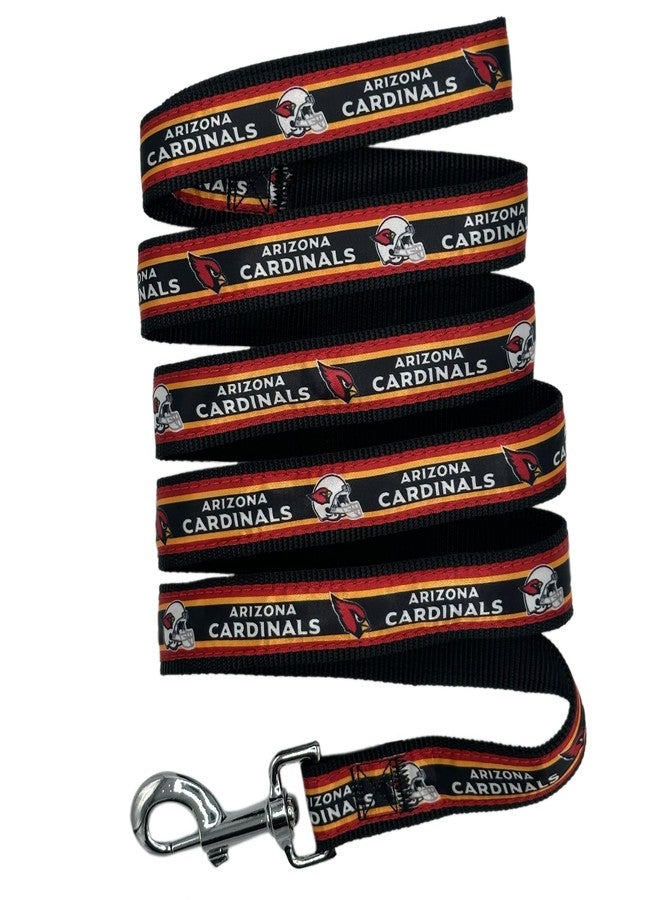 Pets First NFL PET Leash, Large, Arizona Cardinals Dog Leash, Football Team Leash for Dogs & Cats. A Shiny & Colorful Dog & Cat Leash with Embroidered Team Name/Logo Licensed by the NFL - Image 1