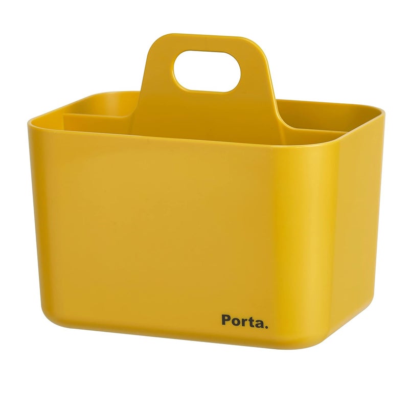 Litem Porta Mini A Compact Stackable Storage Unit for organizing Small Objects in Kitchen Office Kids Room Yellow 59Wx43Dx53H - Image 1