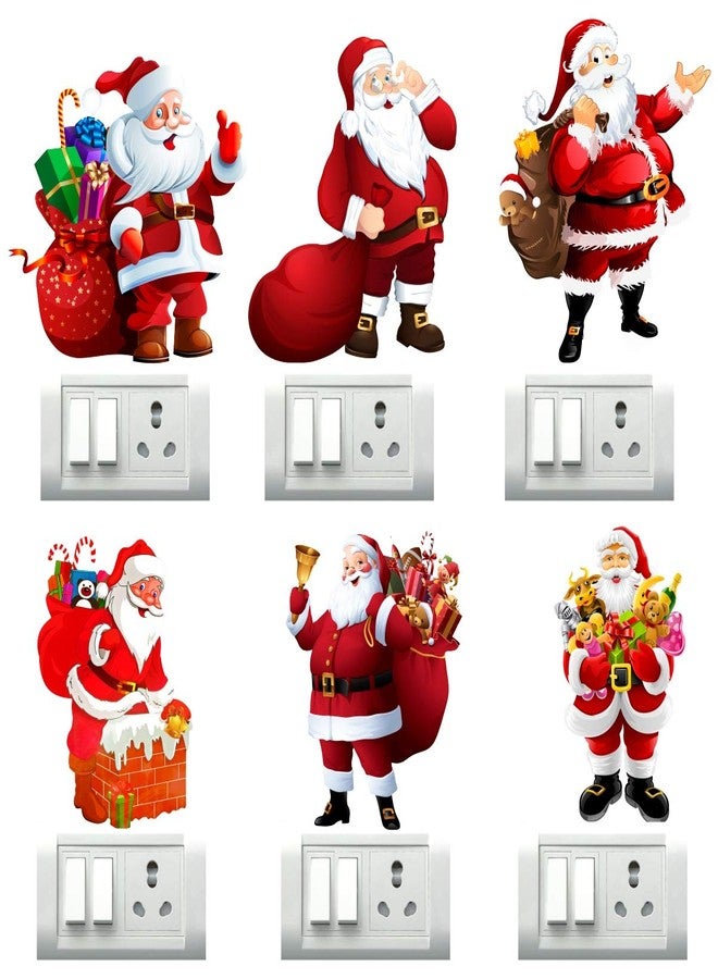 Sticker Studio Christmas Switchboard & Decal (PVC Vinyl, Size- 27 Cm X 25 Cm) - Image 1