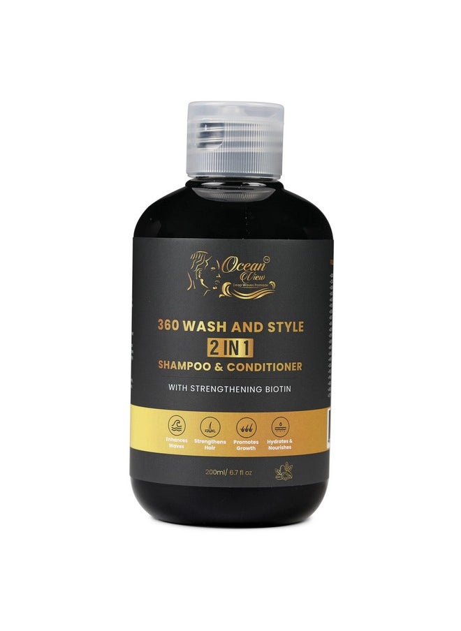 OCEAN VIEW DEEP WAVES POMADE - 360 Waves Wash Shampoo 6.7Floz - Image 1