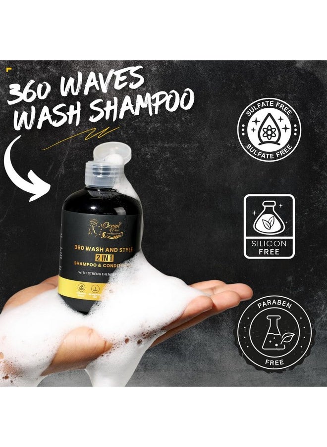OCEAN VIEW DEEP WAVES POMADE - 360 Waves Wash Shampoo 6.7Floz - Image 1
