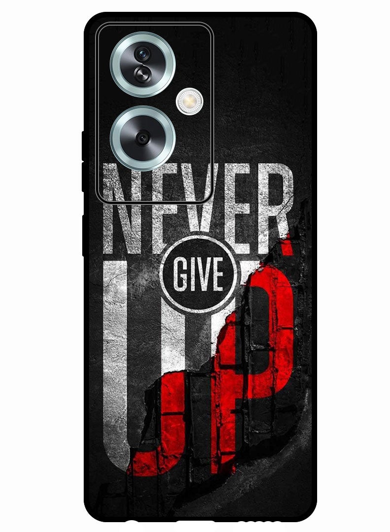Theodor Protective Case Anti Scratch Shock Proof Bumper Cover For Oppo A79 5G Never Give Up (2) - Image 1