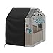 Iceberg Elf Playhouse cover Outdoor playhouse covers waterproof 57 L x 57 W x 63 H Sun Protection Dust 420D Heavy duty oxford fabric Black - Image 2