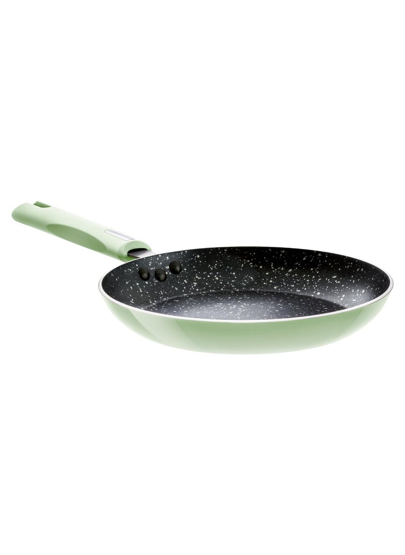 NIRLEP Nirlep NutriHealth Pro Induction Fry Pan 24 I 1.2L I Patented Silver Ion Coating I Metal-Spoon Friendly I Soft Touch Handle I Multi-Purpose Non-Stick Fry Pan I 18M Guarantee  - Image 1
