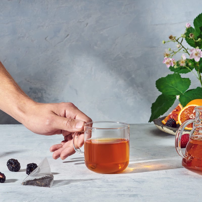 Teatulia Organic Black Tea Bags (50 Pyramid Sachet Teabags) 100% Compostable and Sustainably Grown In Bangladesh. Pure Black Tea Strong English Breakfast - Image 4