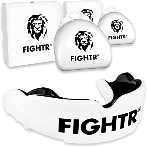 FIGHTR® Premium Mouth Guard - for Excellent Breathing & Easy to fit | Sports Mouth Guard for Boxing, MMA, Football, Lacrosse, Hockey and Other Sports | incl. hygienic Box - Image 1