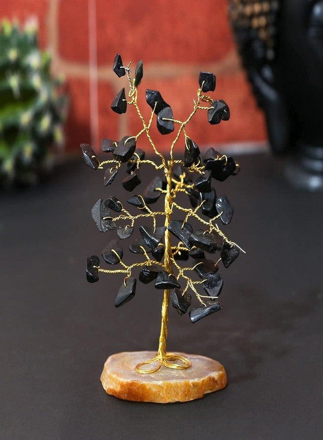 HindCraft Amethyst, Clear Quartz & Black Tourmaline Crystal Trees for Home & Office, Items for Good Luck, showpiece for Home Decor, Table Decorative Items, Gift Room Decor Wedding Gift -Set of 3 - Image 5