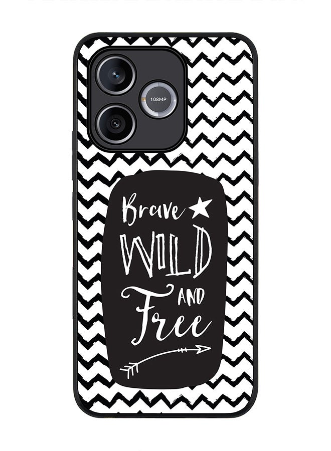 Stylizedd For Honor 600 Lite / 500 Smart / Honor X80i Case,Slim fit Camera Protection, Shockproof Thin Phone cover  - Brave, Wild And Free - Image 1