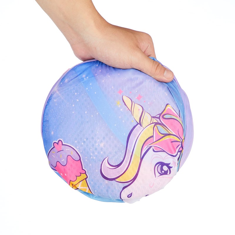 Idea Nuova JoJo Siwa Bow Unicorn Believe in Your Dreams Pop Up Hamper with Durable Carry Handles, 21'' H x 13.5'' W X 13.5'' L - Image 3