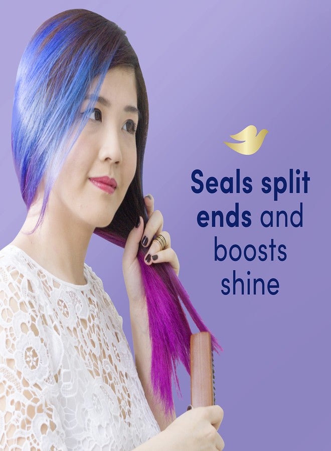 Dove دوف للعناية بالشعر لمعان رائع وإصلاح مع السيراميد - سيروم للشعر اللامع، علاج لإصلاح الشعر التالف، علاج مرطب للشعر يُترك، 5.5 أونصة سائلة (عبوة من 2) - Image 4