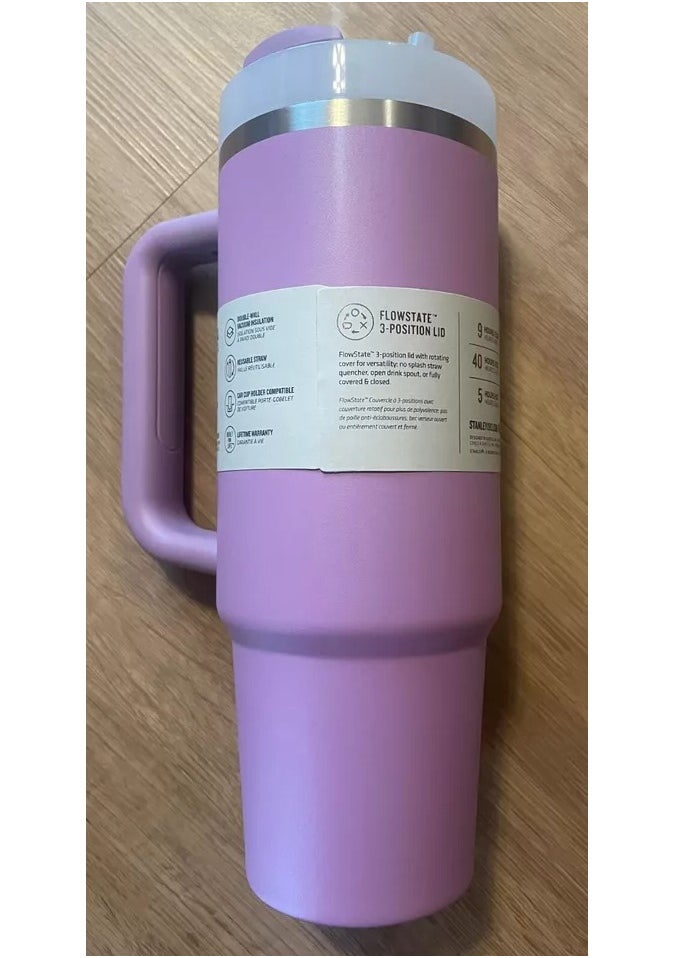 Stanley - 30 oz Tumbler with Handle Insulated Stainless Steel Travel Coffee Mug with Straw & Medium Water Bottle Cup for Hot & Cold Beverages - Image 1
