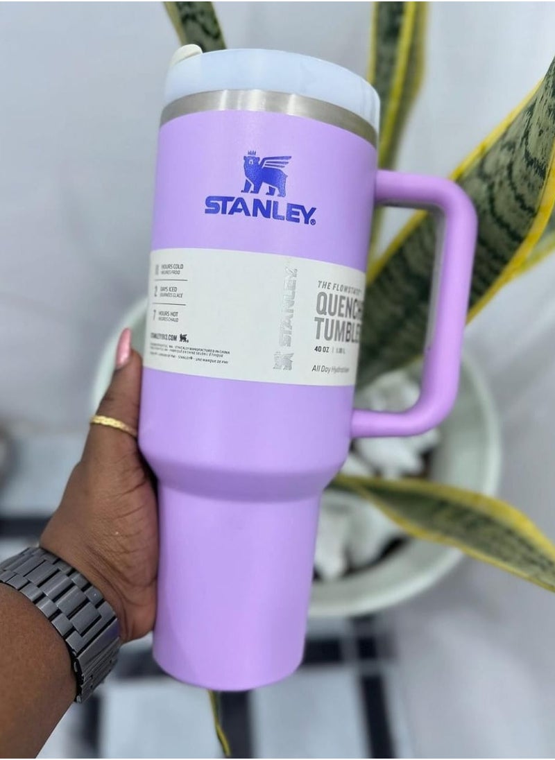 Stanley - 30 oz Tumbler with Handle Insulated Stainless Steel Travel Coffee Mug with Straw & Medium Water Bottle Cup for Hot & Cold Beverages - Image 1