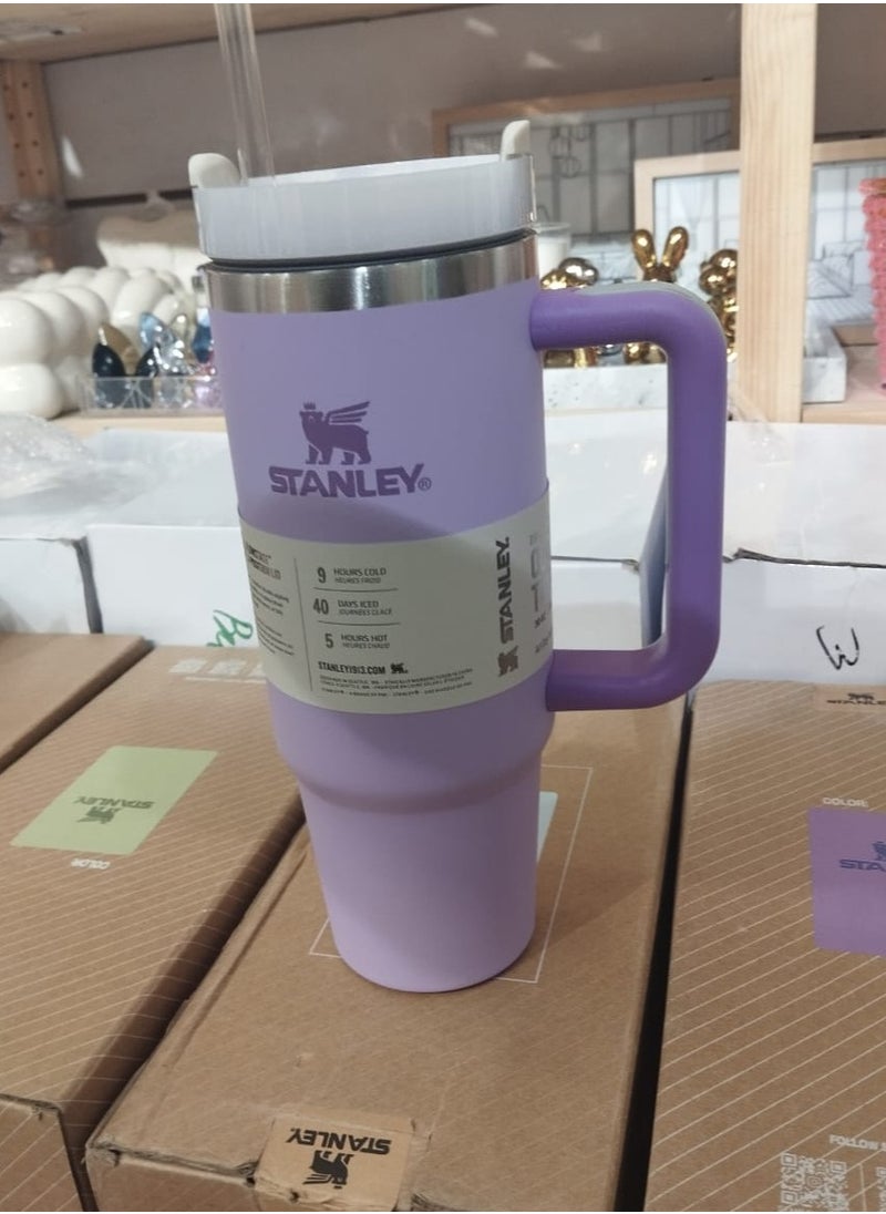 Stanley - 30 oz Tumbler with Handle Insulated Stainless Steel Travel Coffee Mug with Straw & Medium Water Bottle Cup for Hot & Cold Beverages - Image 1