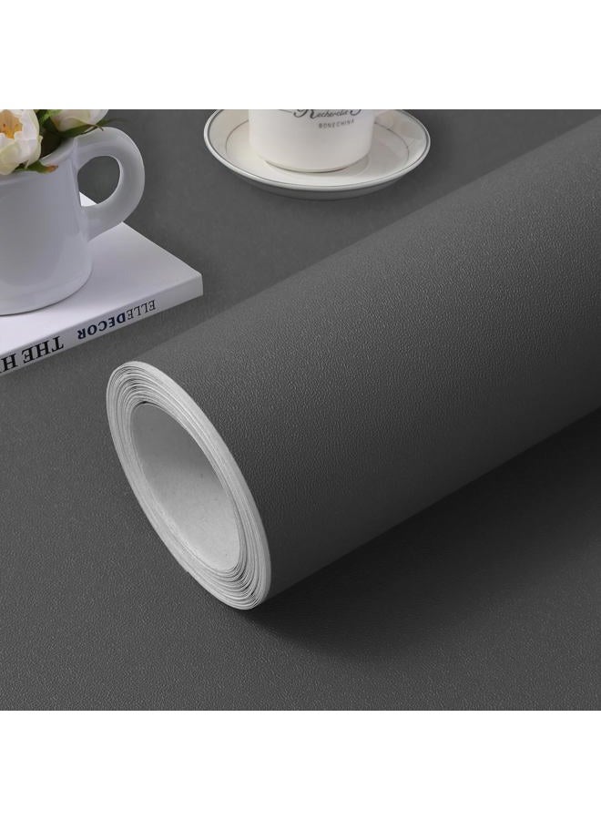 practicalws (15.7"x236.2") Grey Wallpaper Self Adhesive Peel and Stick Wall Pattern for Living Room TV Wall Store Backdrops Thick Wallpaper PVC DIY Decorative Roll - Image 1
