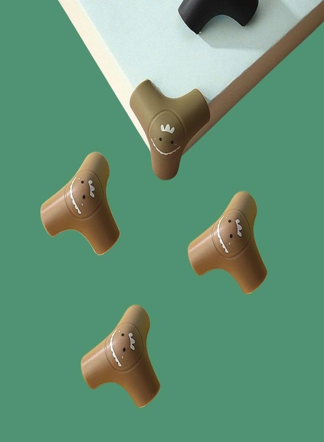 Trifecta Proofing Bumper Cushion for Furniture, Table Edge Protector | Silicone Furniture Corner Safety Bumpers - Cabinet, Glass, Coffee Table, Durable, Multiple Uses (4 Piece, Colour: Brown) - Image 5