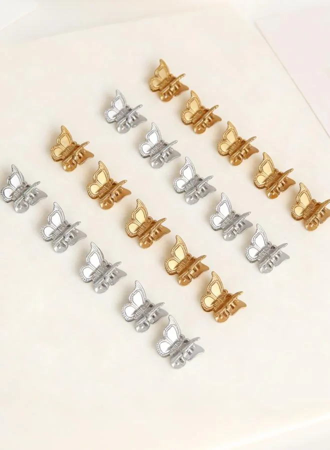 تايك تو Set of 20 - Butterfly Hair Claw Clip
