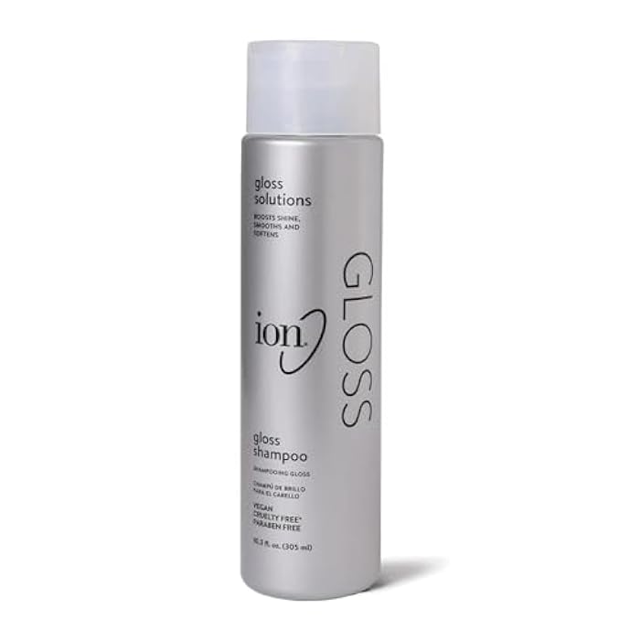 ion Gloss Shampoo, Smooths And Softens, Boosts Shine, Paraben Free, 10.3 Fl Oz - Image 1