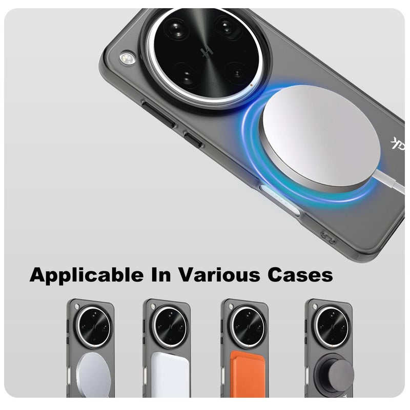 إيماك جراب هاتف مقاوم للصدمات من سلسلة Imak Candy لهاتف Oppo Find X8 Ultra (أسود) - Image 5